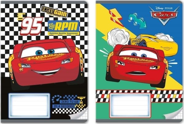 Notebook A5/16K, Grille Cars (20 pcs)