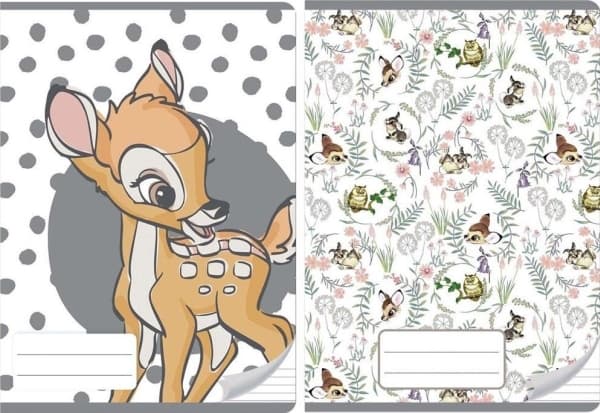 Beniamin Notebook A5/32K linje Bambi (10 enheter)