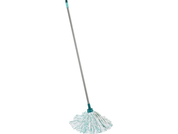Leifheit 52072, Fliser, Våt, Viskose, Stål, Grå, Turkis, Hvit, 125 cm