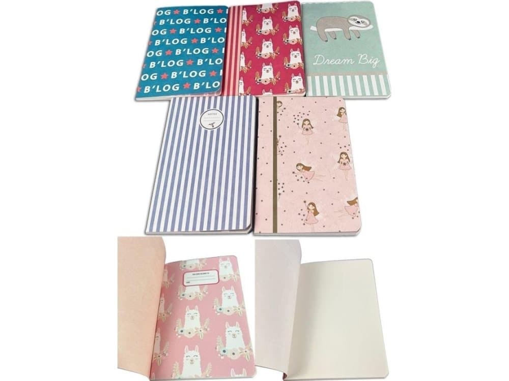 Notebook A6, smooth, S'cool (8 pieces)