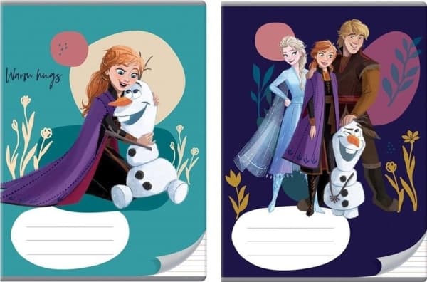 Notebook A5/16K, Frozen line (20 items)