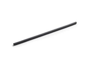 Sugerør Ø6x230mm uden knæk plantebaseret Charcoal Sort,250 stk/ps - (250 stk.)
