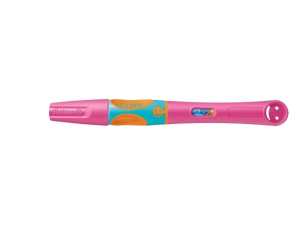 Pelikan griffix, Rosa, Påfyllning med bläckpatronssystem, Blå, Plast, Rostfritt stål, Högerhänt