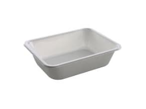 Bakke 1-rum 2227-1F 1660 ml 227x178x60 mm CPET hvid,336 stk/krt
