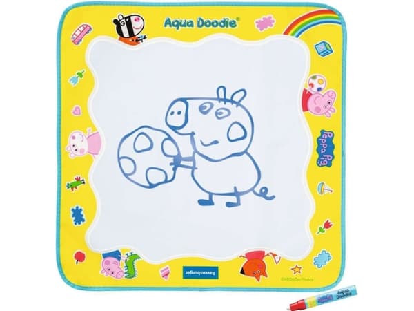 Ravensburger Aqua Doodle Peppa Pig, Vanntegnematte for barn, 1,5 år, Flerfarget