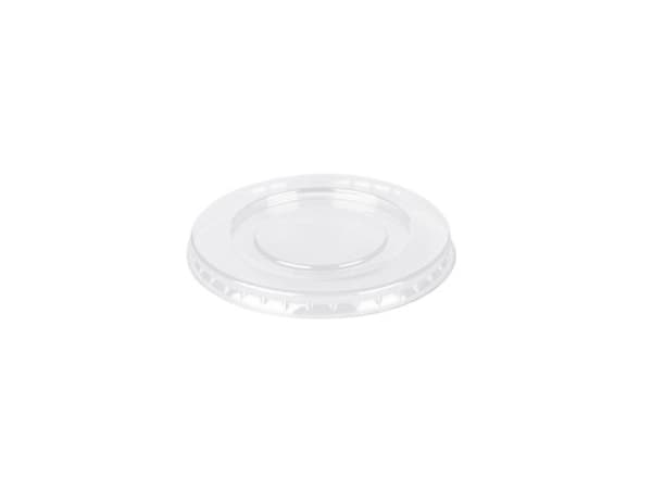 Låg t/dressingbæger 90ml/3 oz Ø74mm klar PET 100stk/pak - (100 stk.)