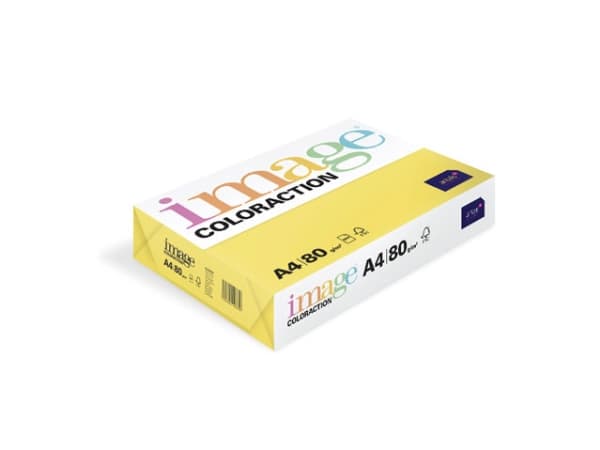 Kopipapir Image Coloraction A4 80g Canary Deep Yellow - (500 ark)