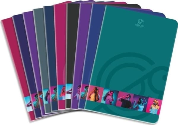Notebook A5/32K, grid All Singing (10 pcs)
