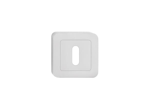 Metal-Bud Door Keyhole Satin Nickel