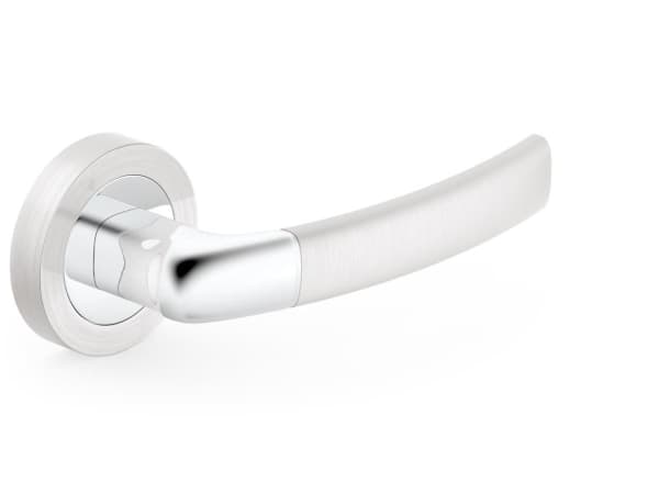 Metal-Bud Door Handle Camila Satin Nickel