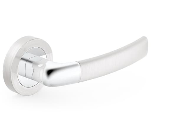Metal-Bud Door Handle Camila Satin Nickel