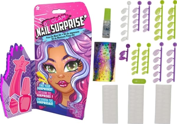 Cool Maker CLM ACK Nail Surprise 1 GML, Manikyrset för barn, 8 År, Multifärg