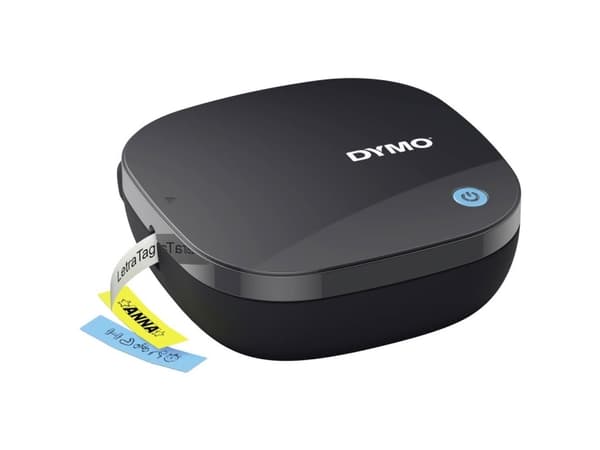 DYMO LetraTag 200B - Etikettskrivare - direkt termisk - Rulle (1,2 cm x 4 m) - 200 dpi - upp till 7 mm/sek - Bluetooth - kniv - svart