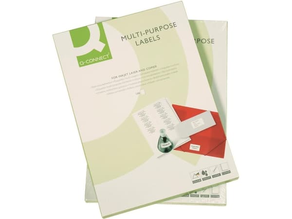 Q-Connect Universal tarrat valkoinen 100kpl (5705831153868)