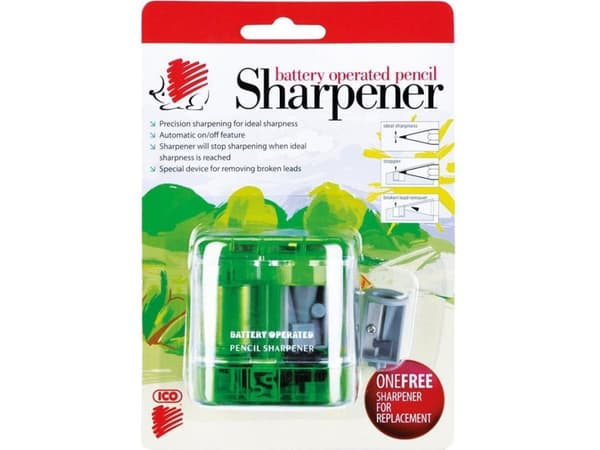ICO electric pencil sharpener, assorted colors (5997072189571)