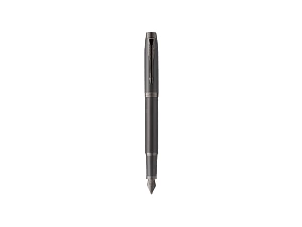 Parker IM Monochrome, Metallisk, Blå, Rustfritt stål, Lakk, Medium, 1 stykker