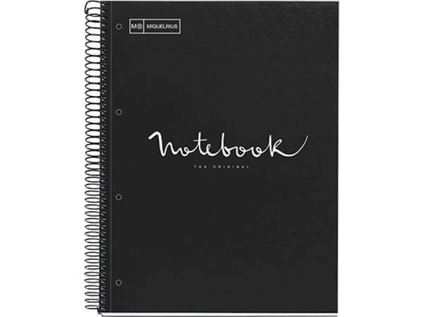 MIQUELRIUS MIQUELRIUS Følelsesnotisbok, A4, 80 ark, 90g, svart