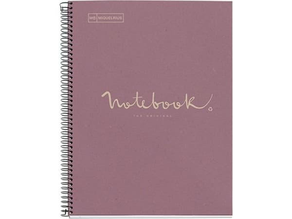 MIQUELRIUS MIQUELRIUS NB-1 Følelsesnotisbok, A4, firkantet, 80 sider, 90g, øko-lavendel