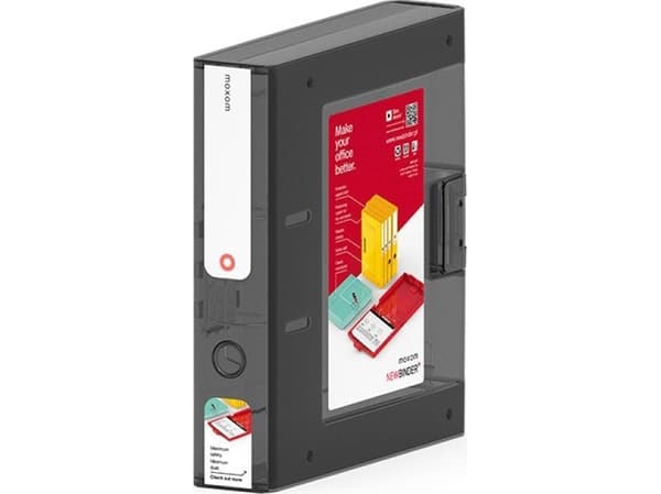 Moxom ringperm A4 LOCK Perm 70mm NewBinder PLAST SORT TRANSPARENT