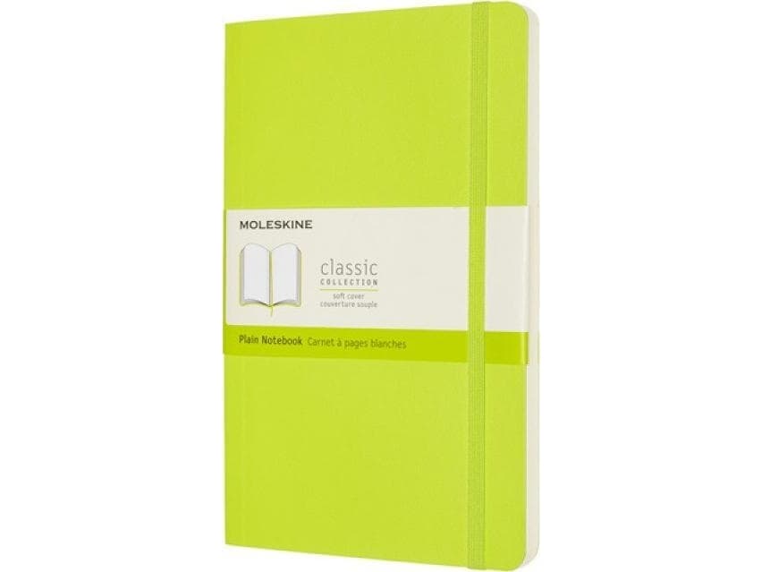 Moleskine Notebook MOLESKINE Classic L (13x21 cm) smooth, soft cover, lemon green, 240 pages, green