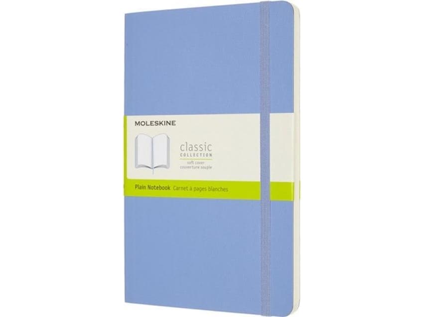 Moleskine Notebook MOLESKINE Classic L (13x21 cm) smooth, soft cover, hydrangea blue, 240 pages, blue