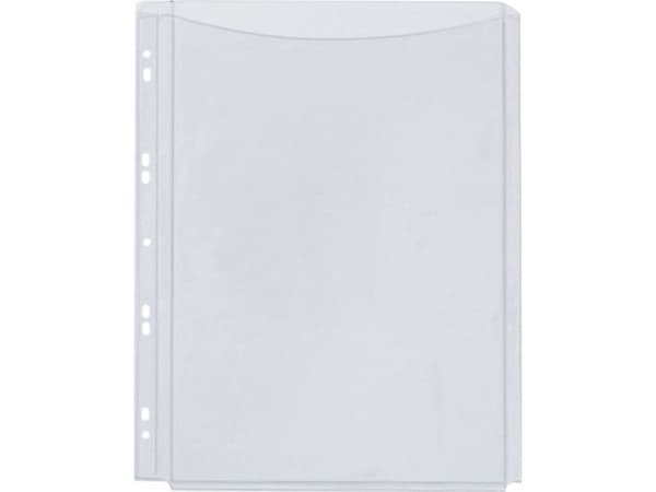 Q-CONNECT Kangaroo Pockets, 210 x 297 mm (A4), Gjennomsiktig, Polyvinylklorid (PVC), 1 cm, Tyskland