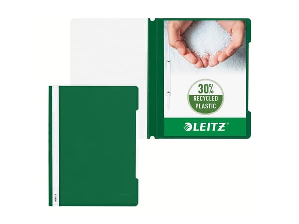 Leitz - Rapportfil - för A4 (210 x 297 mm) - kapacitet: 250 ark - grön