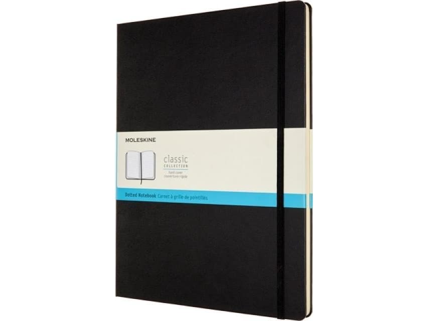 Moleskine Notebook MOLESKINE Classic XXL (21.6 x 27.9 cm) with dots, hardcover, 192 pages, black