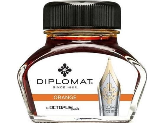 Diplomat blekk Diplo Octopus glass 30 ml oransje