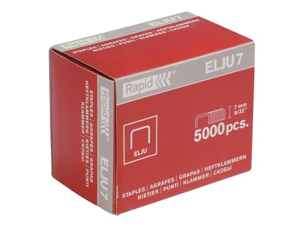 Rapid Elju 5 - Klamrar - galvaniserat stål - paket med 5000 - för P/N: 31061107