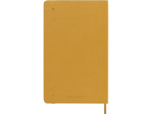 MOLESKINE Muistikirja MOLESKINE Classic rajoitettu painos, pehmeä nahkasidos L, 13x21 cm, vuorattu, keltainen