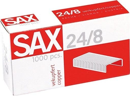 sax design Heftklammern 12,7 mm 24/8