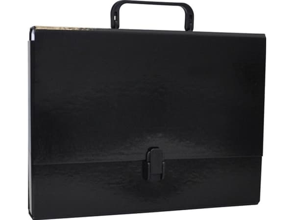 Office Products Briefcase A4/5cm with a handle and a zipper, black