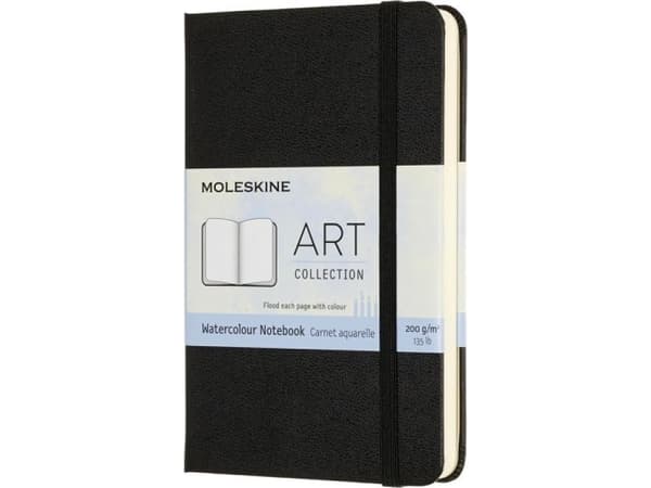 Moleskine Notes Art Watercolour MOLESKINE P (9x14cm), 60 stron, czarny