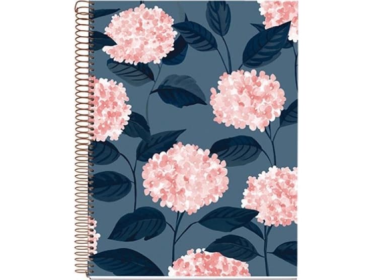 MIQUELRIUS Notebook MIQUELRIUS NB-4 A4, grid, 120 sheets, hydrangea bella garden