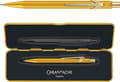 Miniatyrbilde 3 av 4: CARAN D'ACHE mekanisk blyant 844 gullbarre, 0,7 mm, gull sekskantet skaft laget av aluminium, gull sateng finish, - 1 stk (844.999)