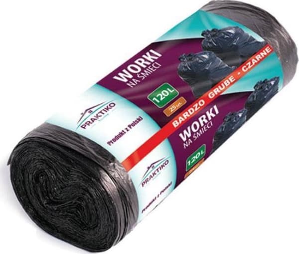 Praktiko Poser med tape 120 L 25 stk.