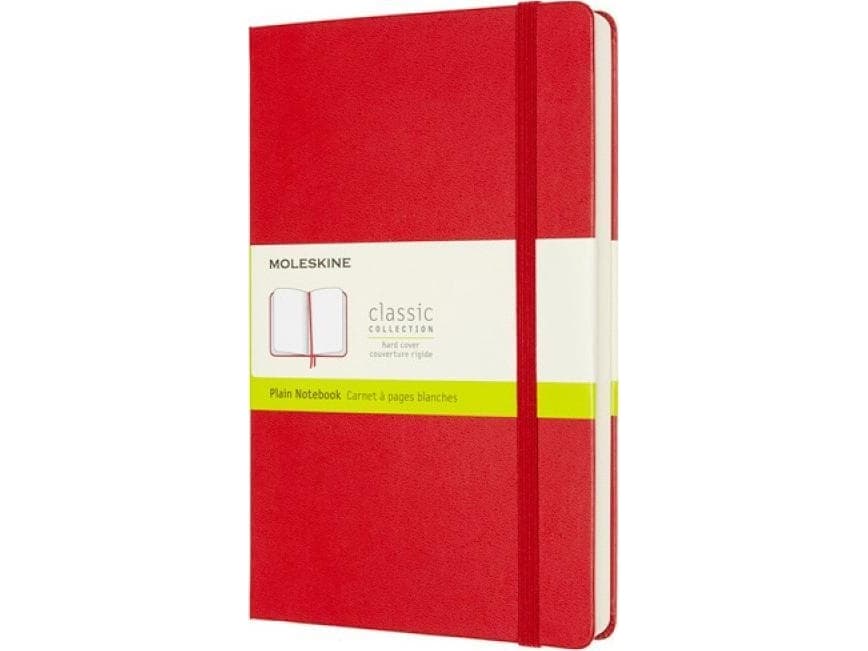 Moleskine Notebook MOLESKINE Classic L (13x21 cm) smooth, hardcover, scarlet red, 400 pages, red