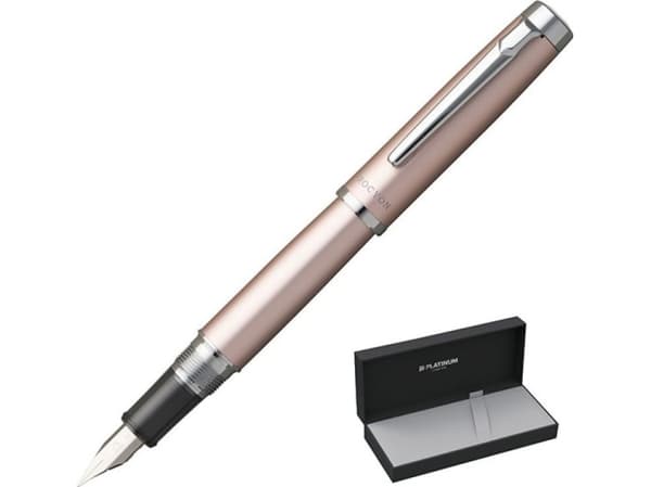 Platina täytekynä PLATINUM Proycon Luster Rose Gold, F, vaaleanpunainen