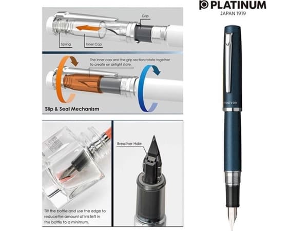 Platinum reservoarpenna PLATINUM Proycon Deep Sea, M, blå