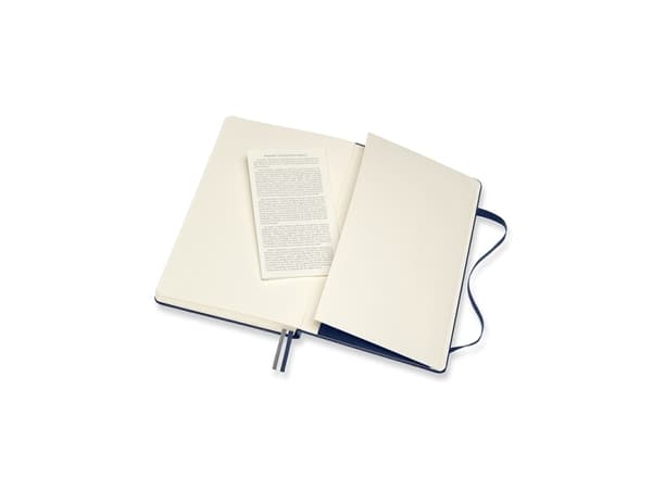 Moleskine Muistikirja MOLESKINE Classic L (13x21 cm) rivissä, kovakantinen, safiirin sininen, 400 sivua, sininen