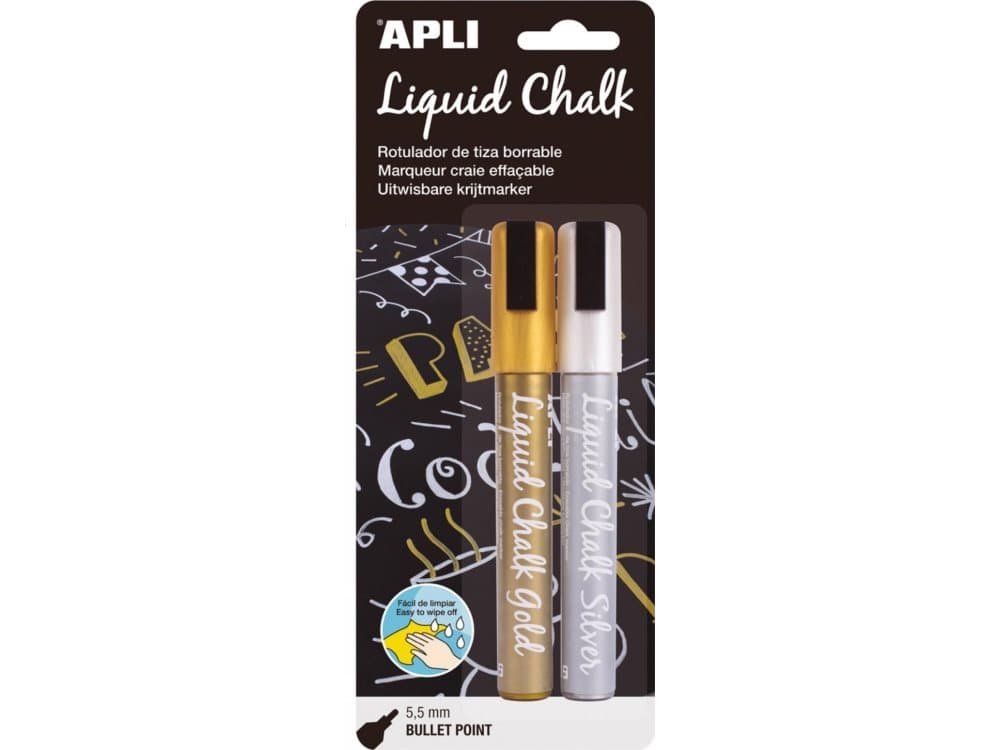 Apli MARKER KREDOWY APLI 2 SZTUKI SOCKET PLATE (Gold/Silver)
