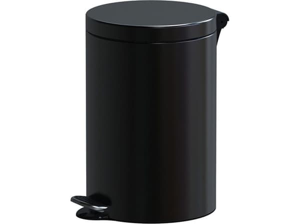 Pedal papperskorg ALDA svart (AF612A-05)