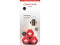 Miniatyrbilde 1 av 3: Caran d`Arche Set of CARAN D'ACHE SWISS WOOD pencils, HB, 3 pcs + eraser and sharpener, mix of colors