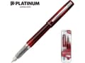 Miniatyrbilde 1 av 5: Platinum Platinum Prefounte Crimson Red fyllepenn, M, i plastemballasje, på blister, burgunder