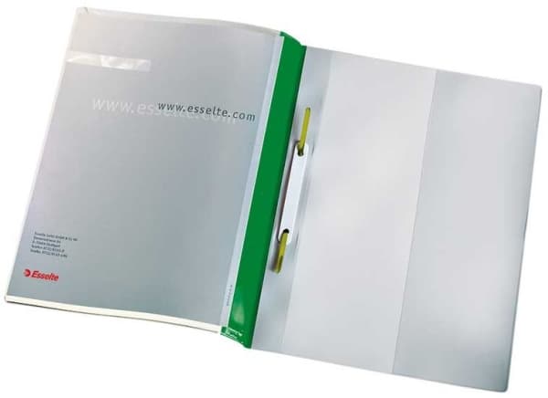 Esselte 28360, Esittelykansio, A4, PVC-muovi, Vihreä, 250 arkkia, 80 g/m²