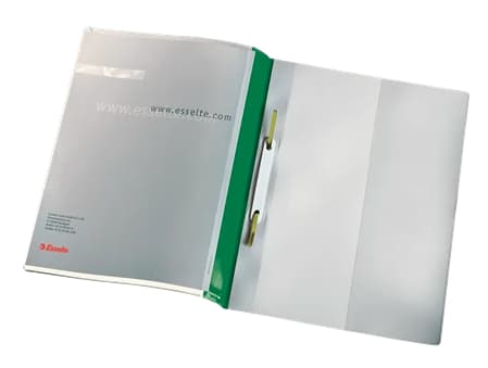 Esselte 28360, Esittelykansio, A4, PVC-muovi, Vihreä, 250 arkkia, 80 g/m²