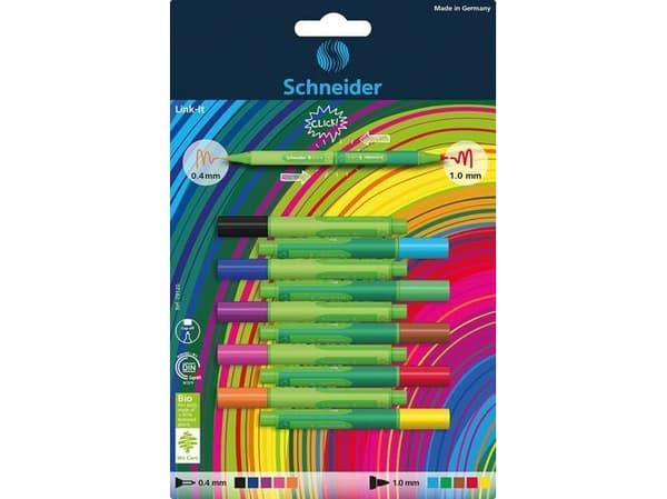 Schneider FLAMASTER THINKPAPER LEFT - IT SCHNEIDER 5 COLOURS ON BLISTER