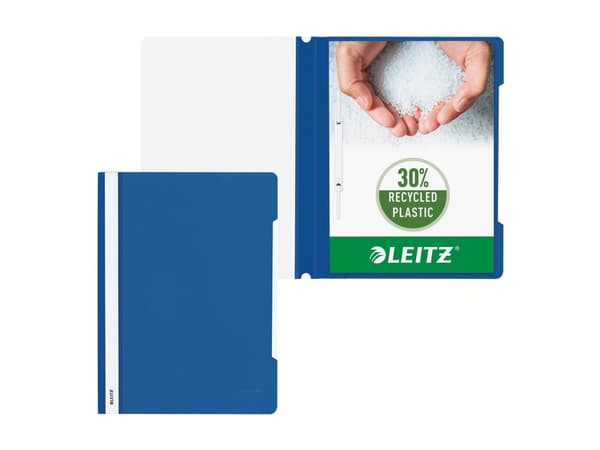 Leitz - Rapportfil - for A4 (210 x 297 mm) - kapasitet: 250 ark - blå