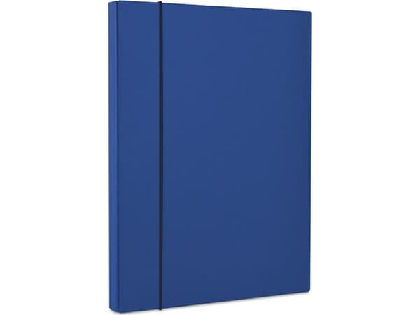 Office Products Briefcase-box with elastic PP, A4/40, navy blue